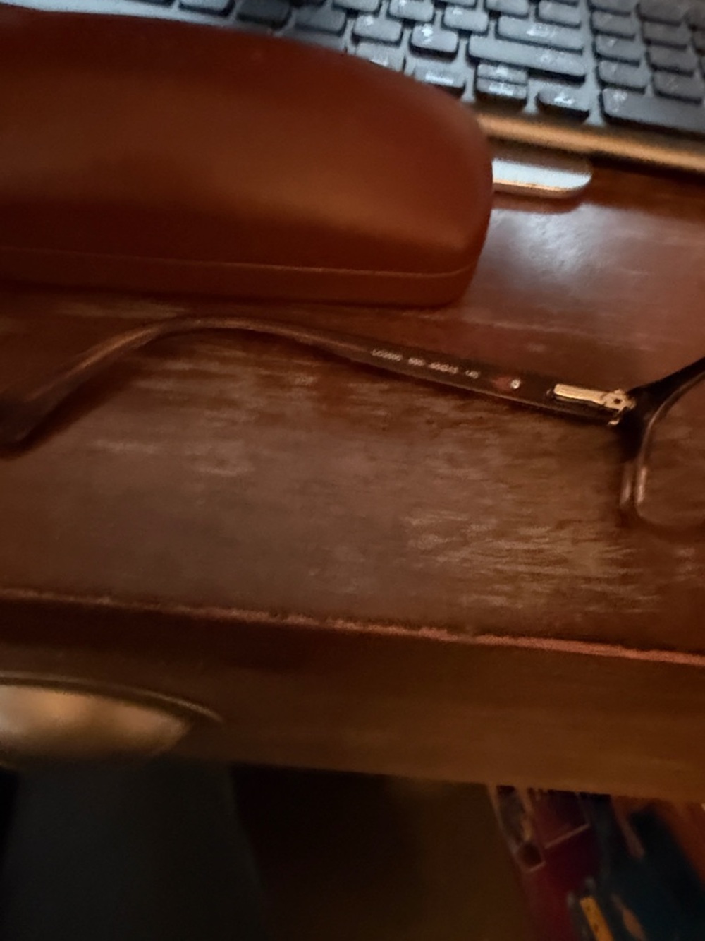 Longchamp Brown tortoise Gradient Rectangular Glasses with logo brown case - Picture 9 of 16